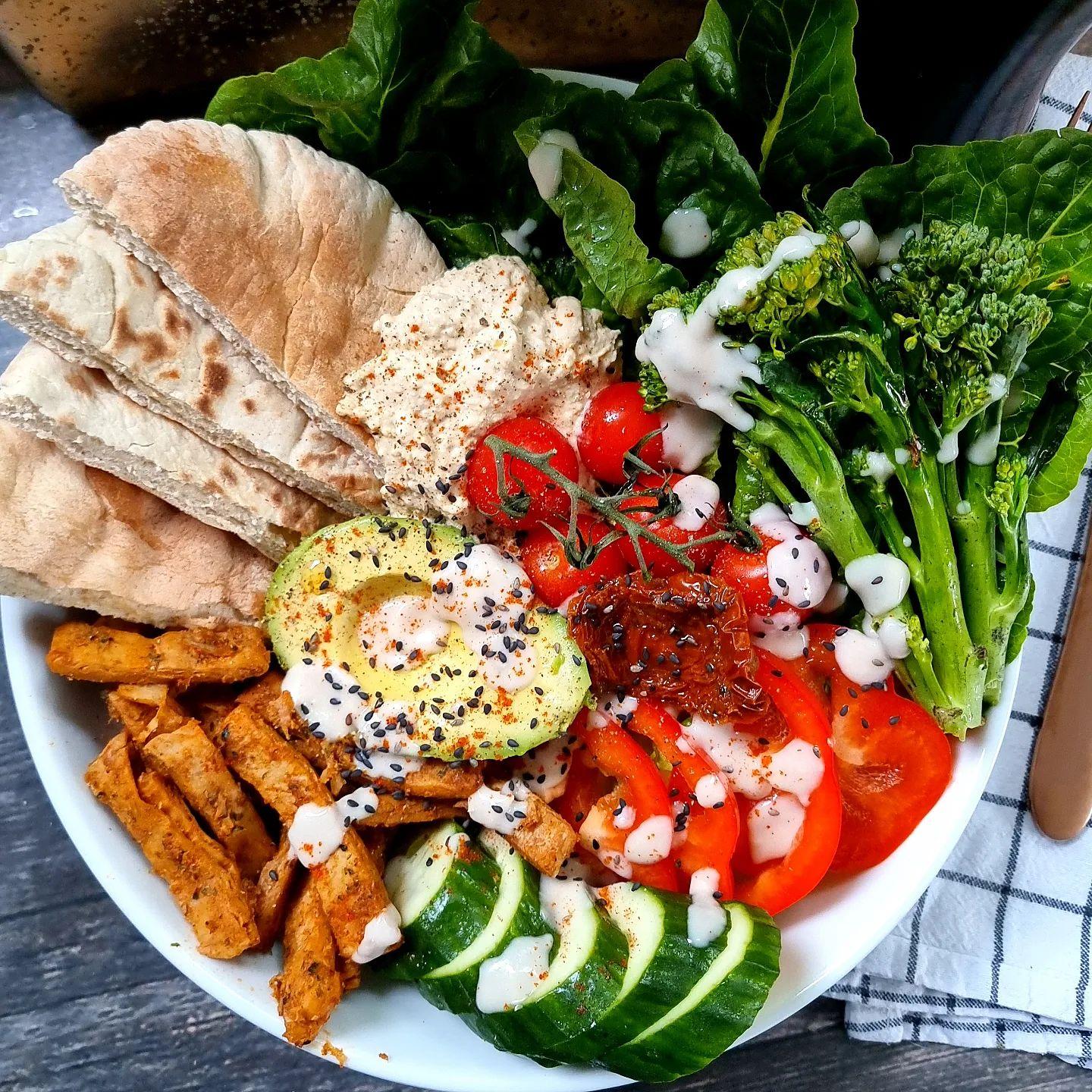Spiced Kebab Salad Bowl