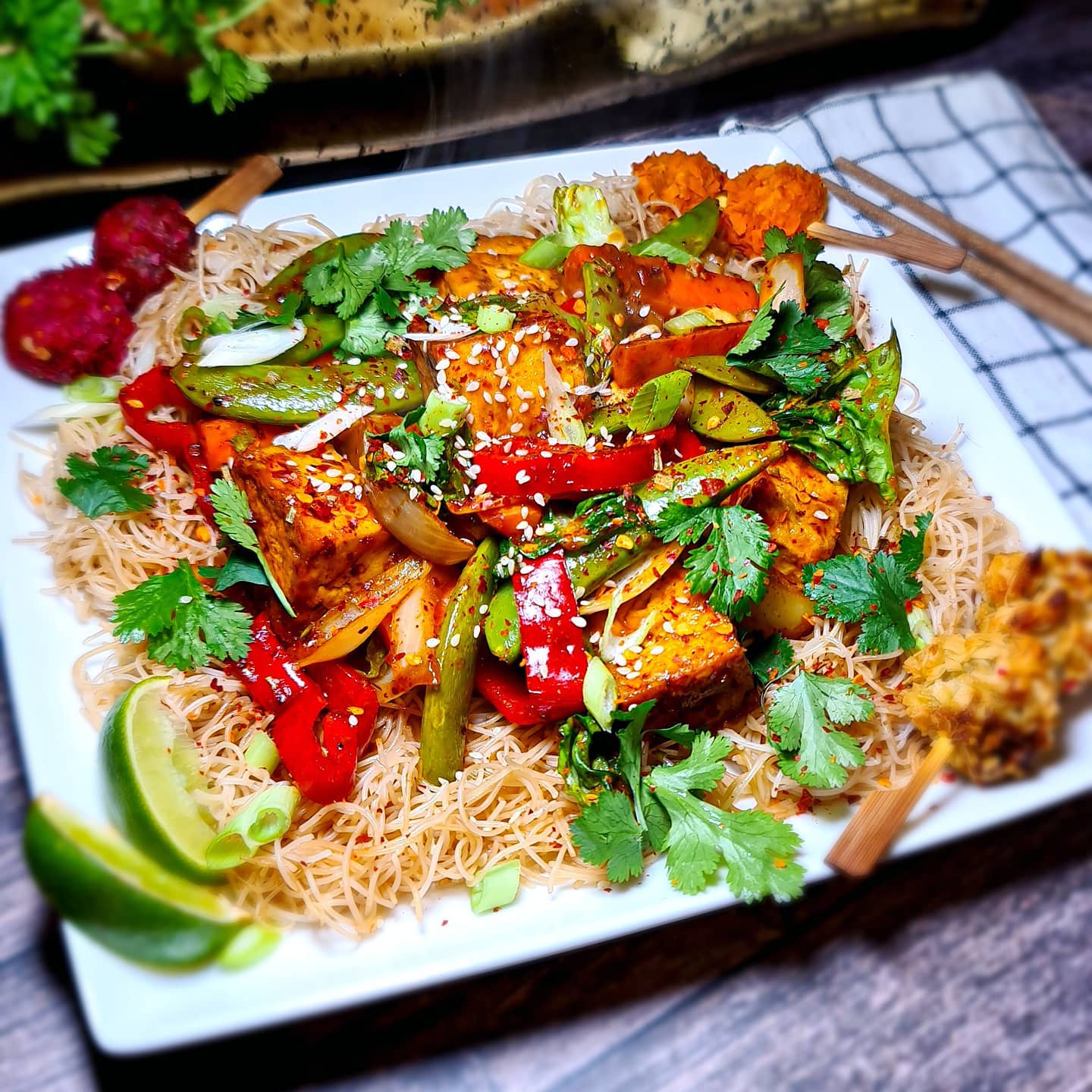 Szechuan Pepper and Chili Tofu Stir-Fry