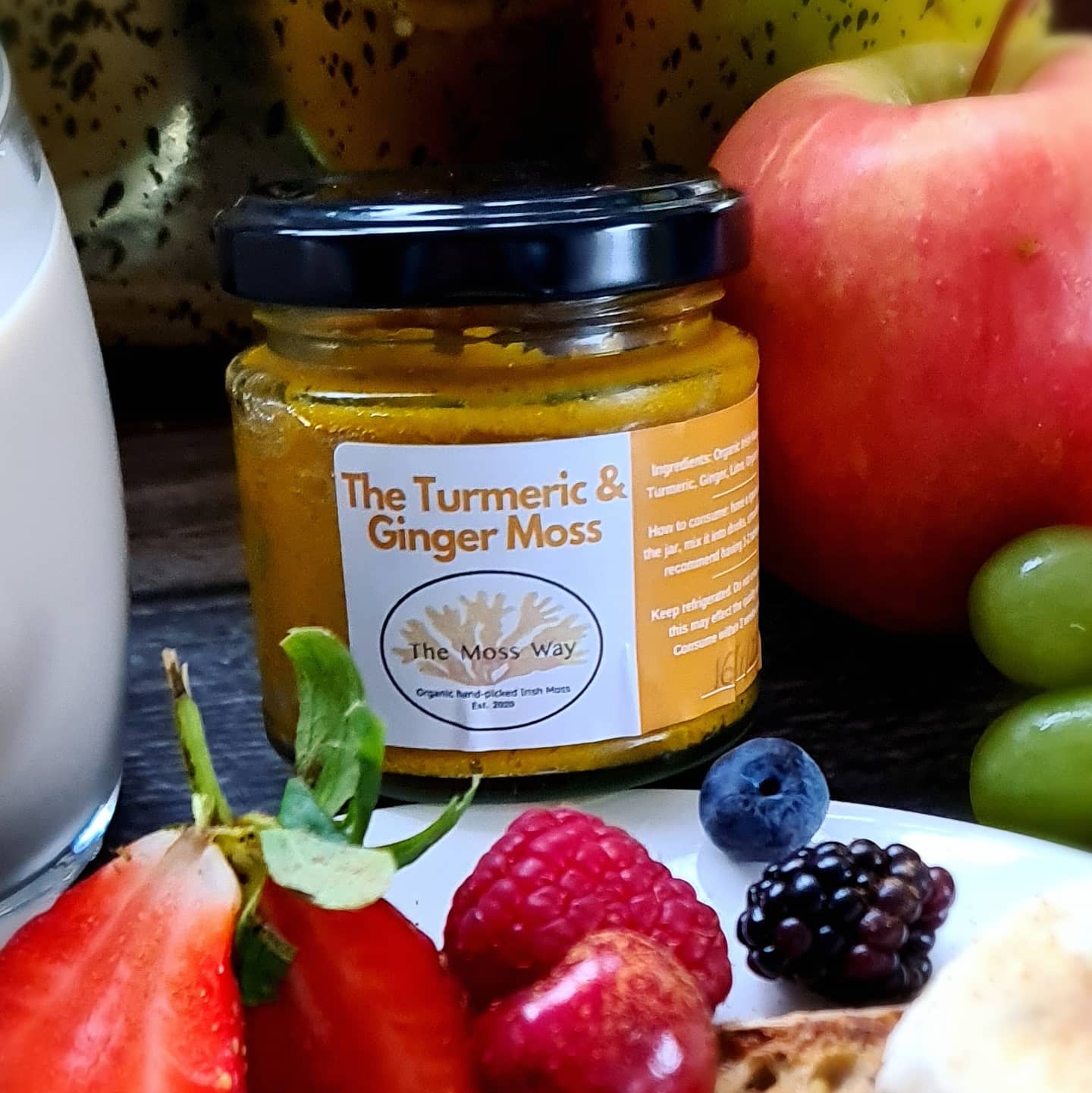 Vegan French Toast with Turmeric Ginger Moss Yoghurt