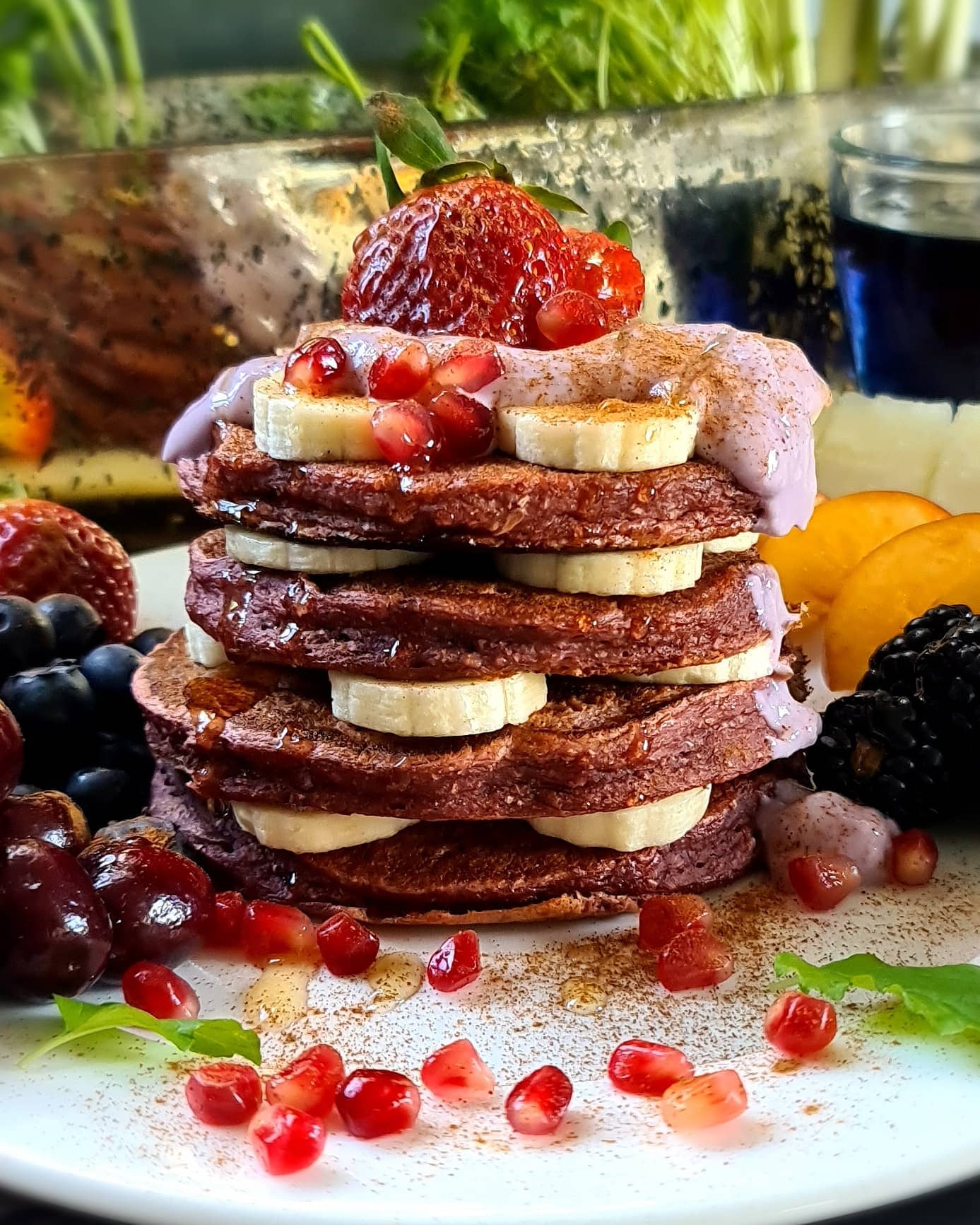 Beetroot & Apple Pancakes