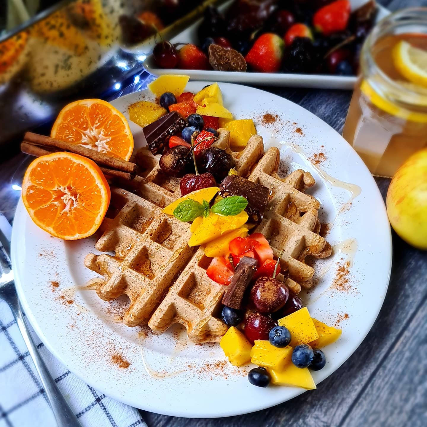 Buttermilk Gingerbread Waffle