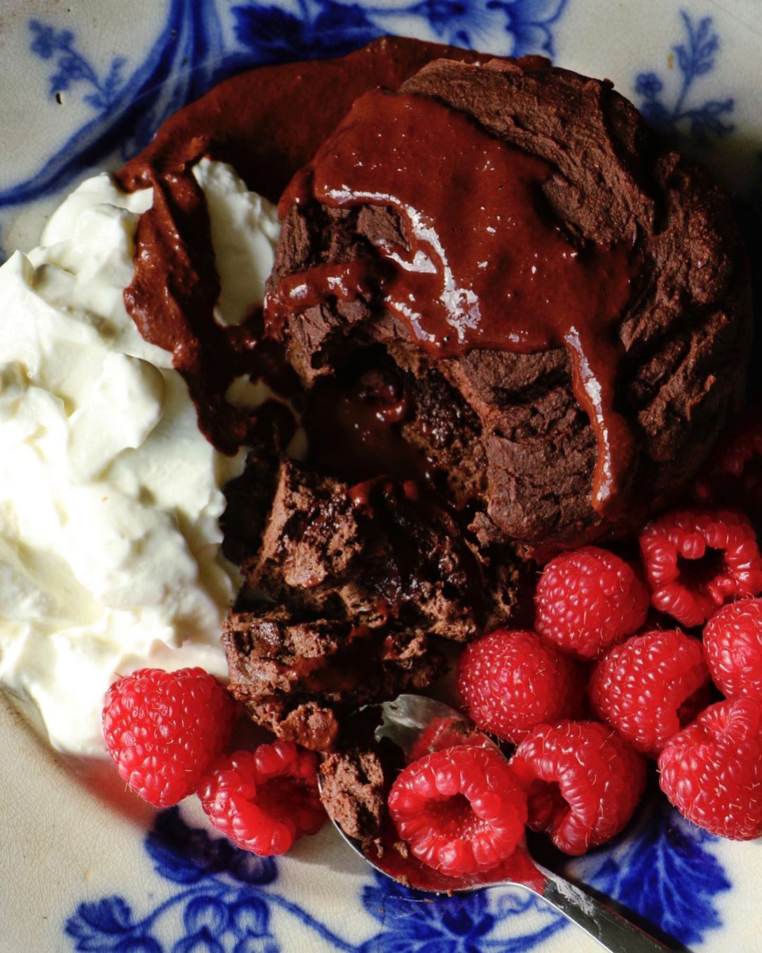 Vegan Protein Chocolate Pudding Cake