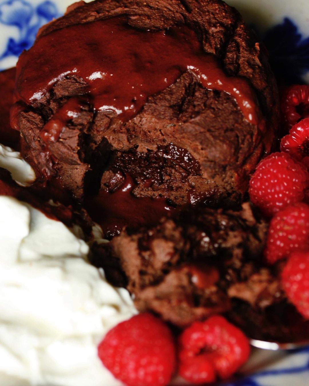 Vegan Protein Chocolate Pudding Cake