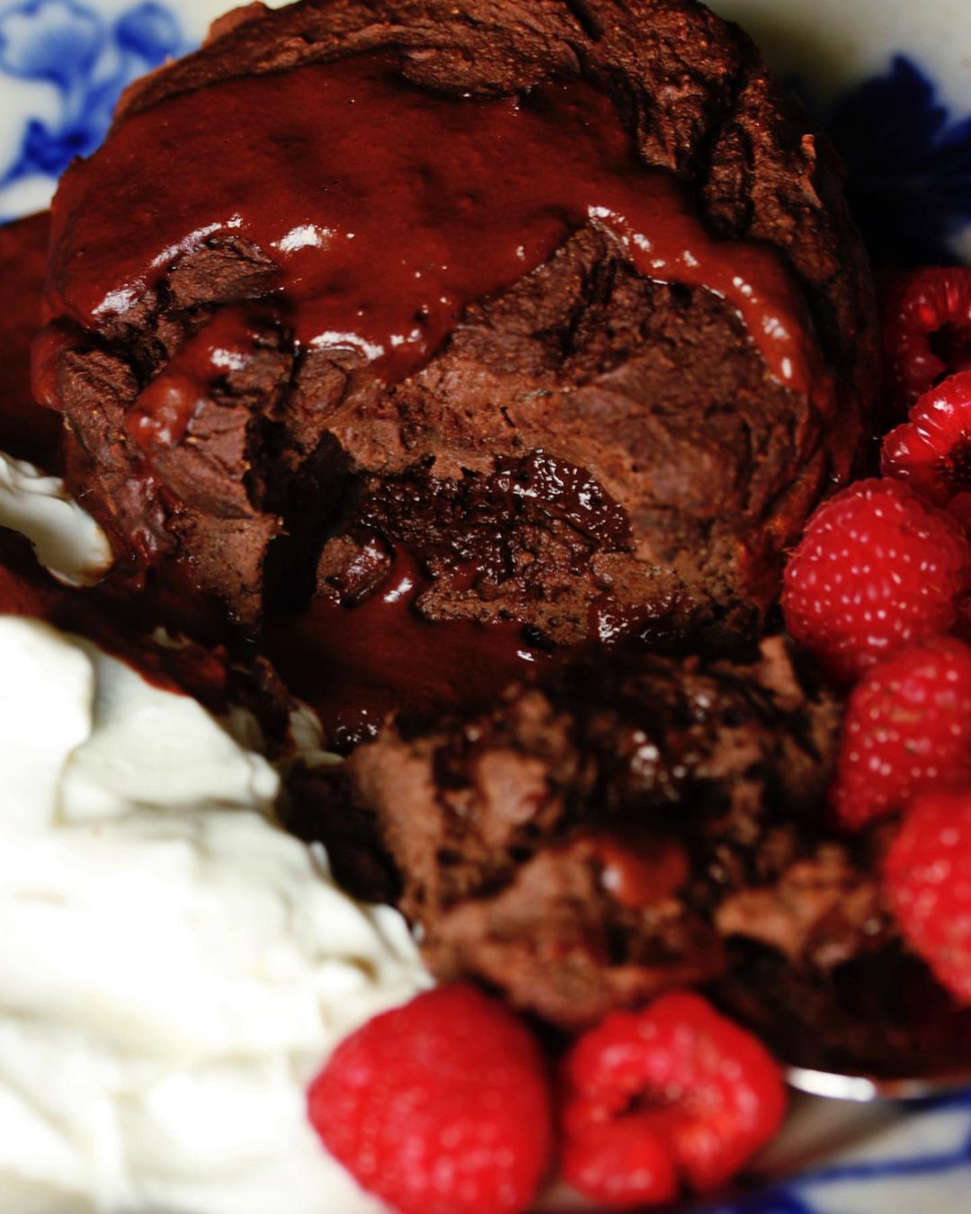 Vegan Protein Chocolate Pudding Cake