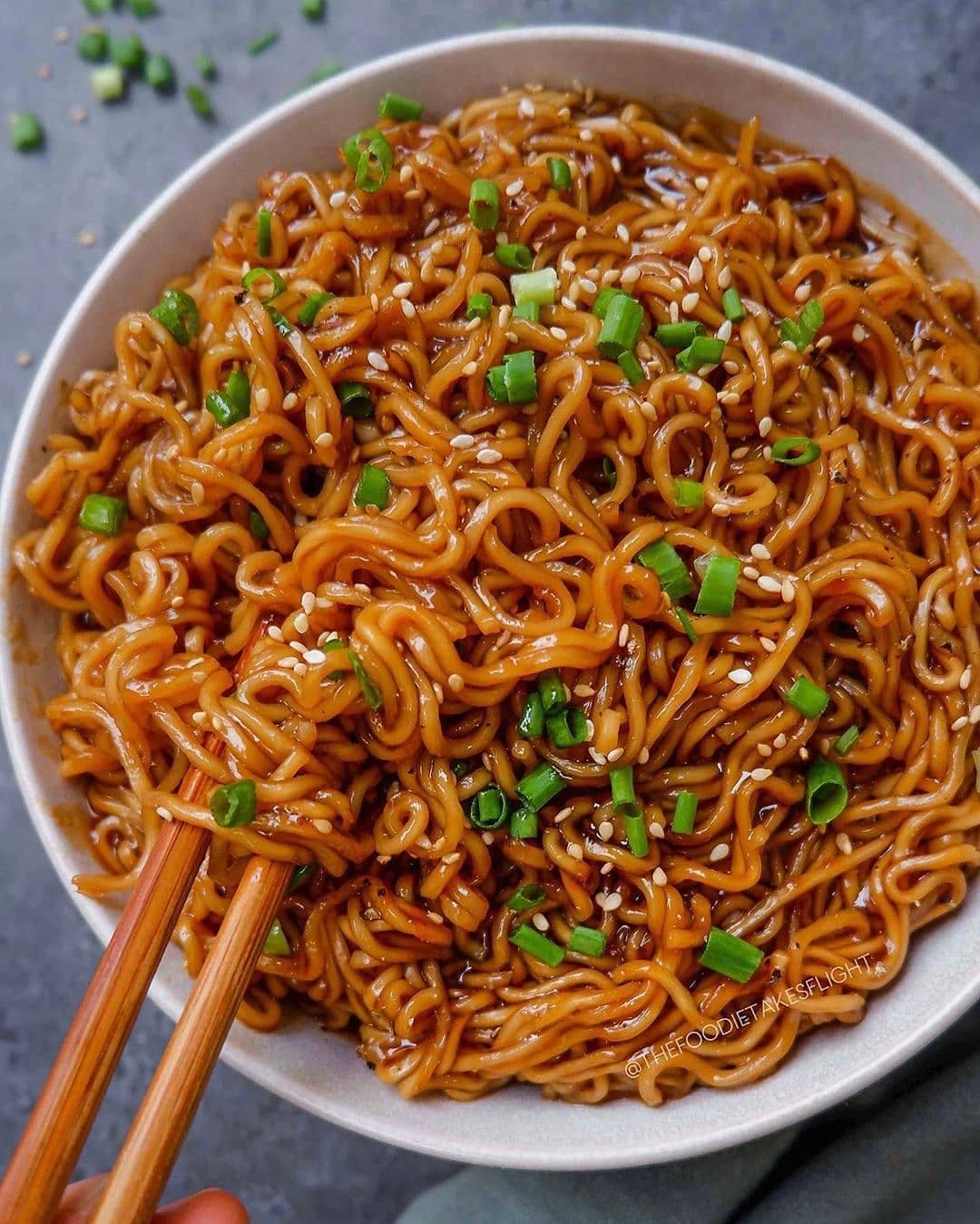 Easy Saucy Ramen Noodles