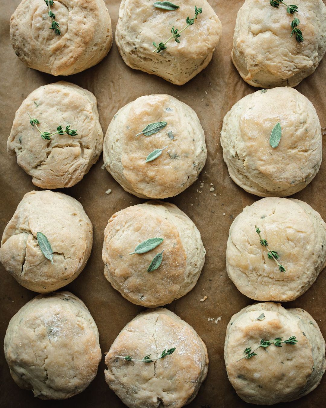Sage Biscuits with Maple Butter