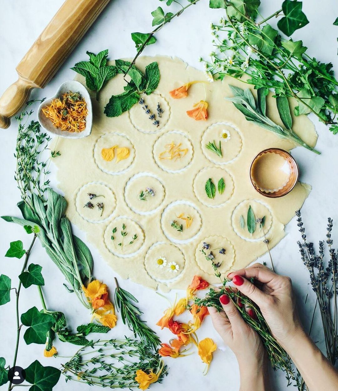 Rosemary Orange Tea Cookies