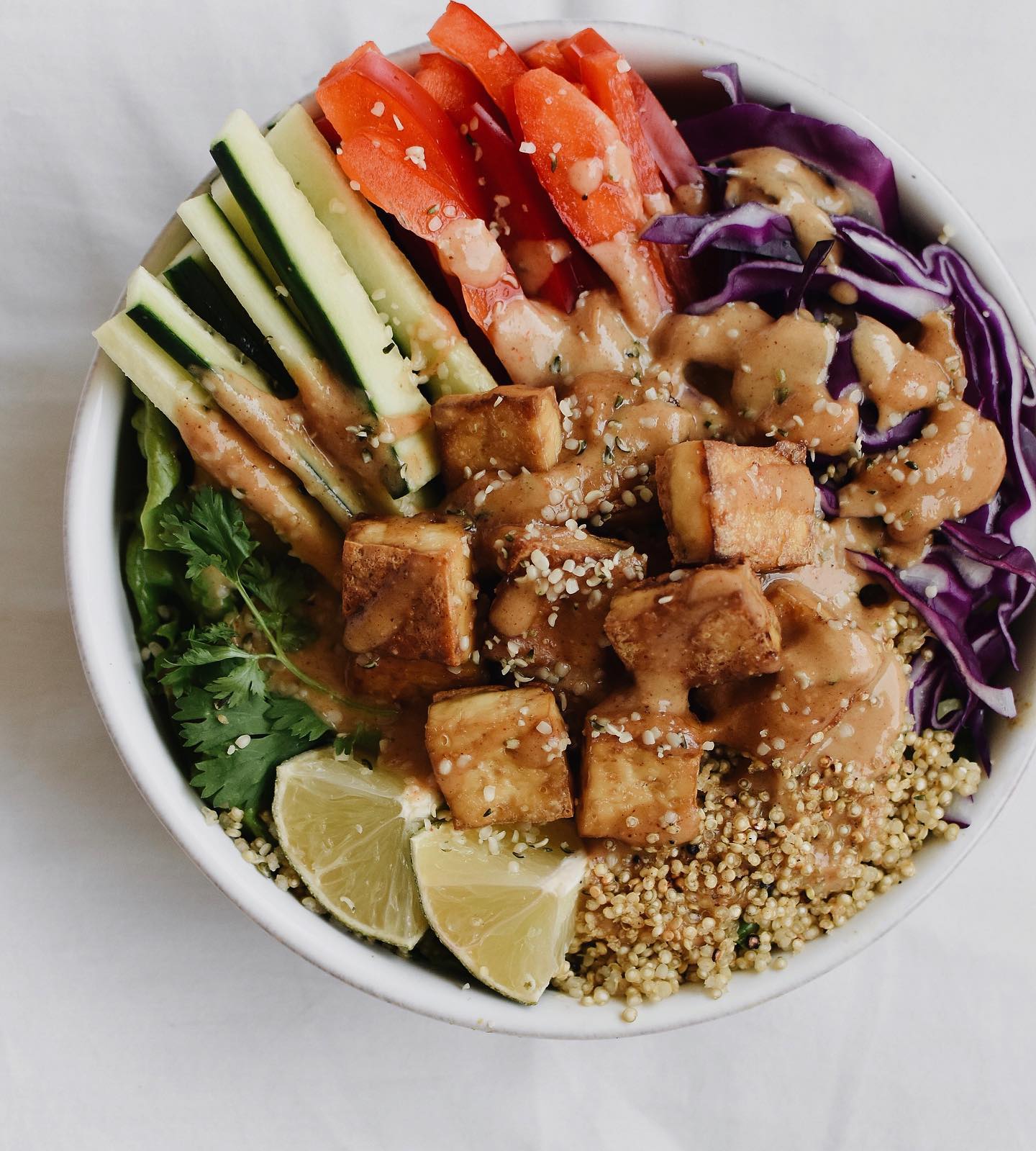 Spring Roll Inspired Salad
