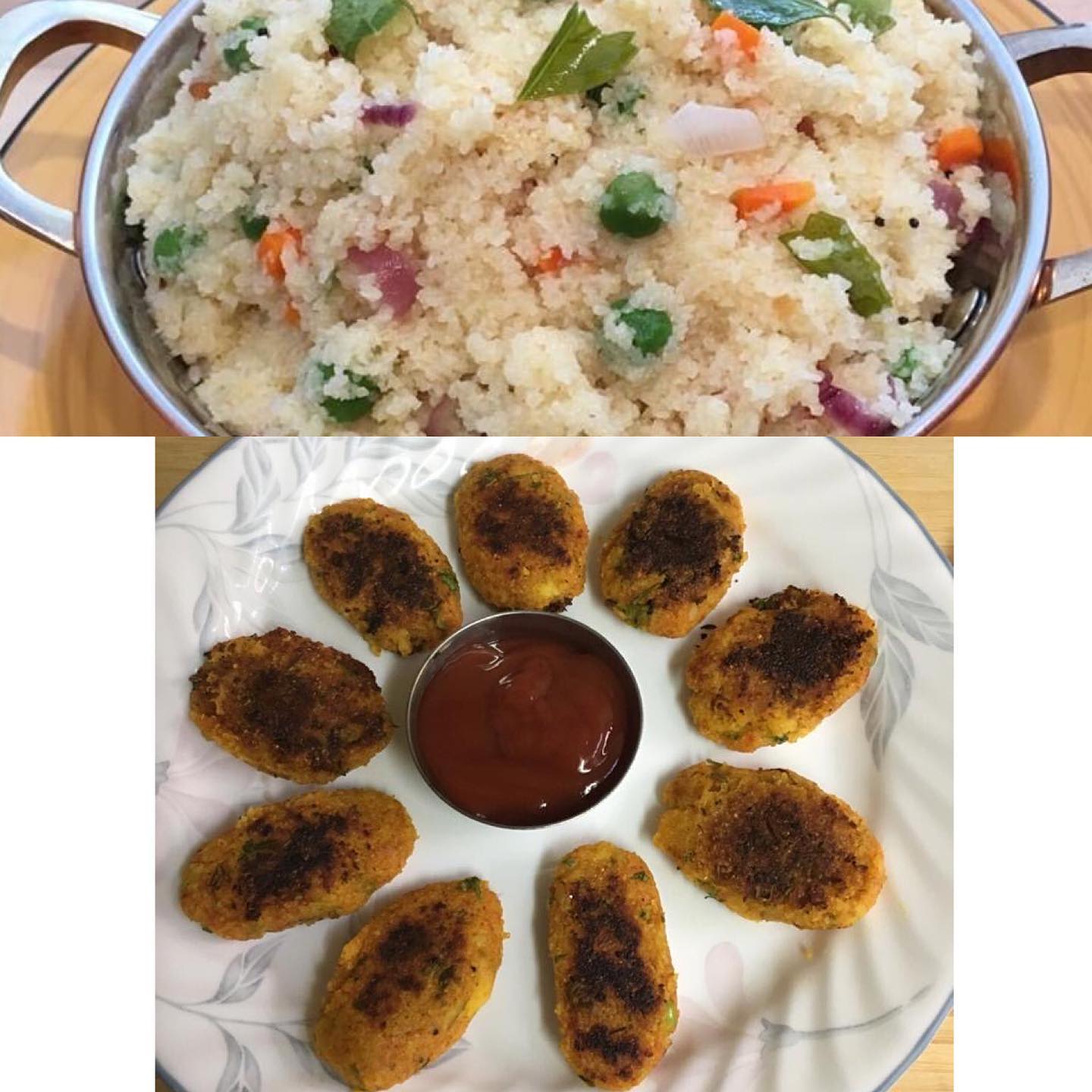 Sooji Cutlets from Leftover Upma