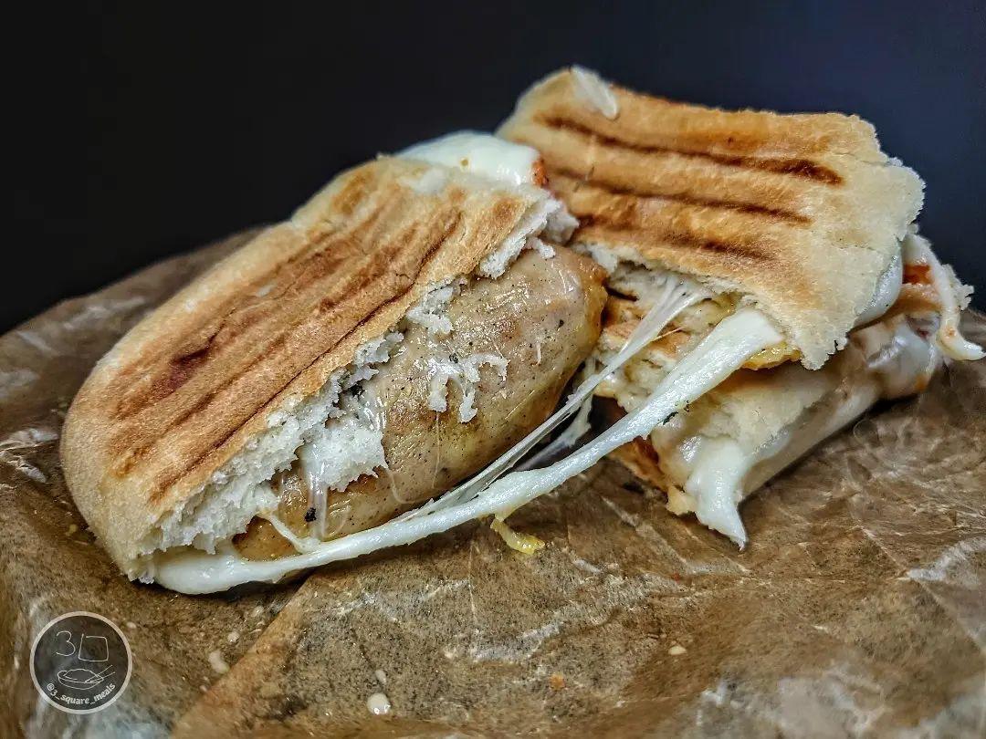 Sausage and Mozzarella Panini