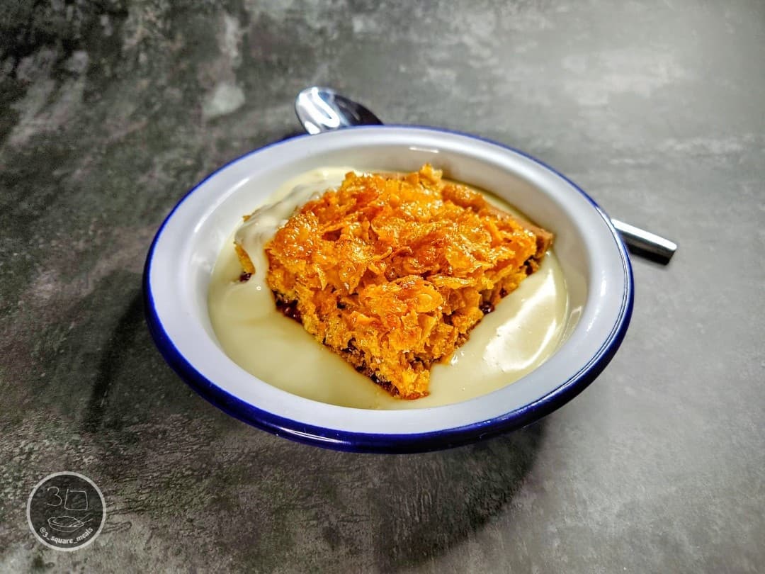 Cornflake Tart and Custard