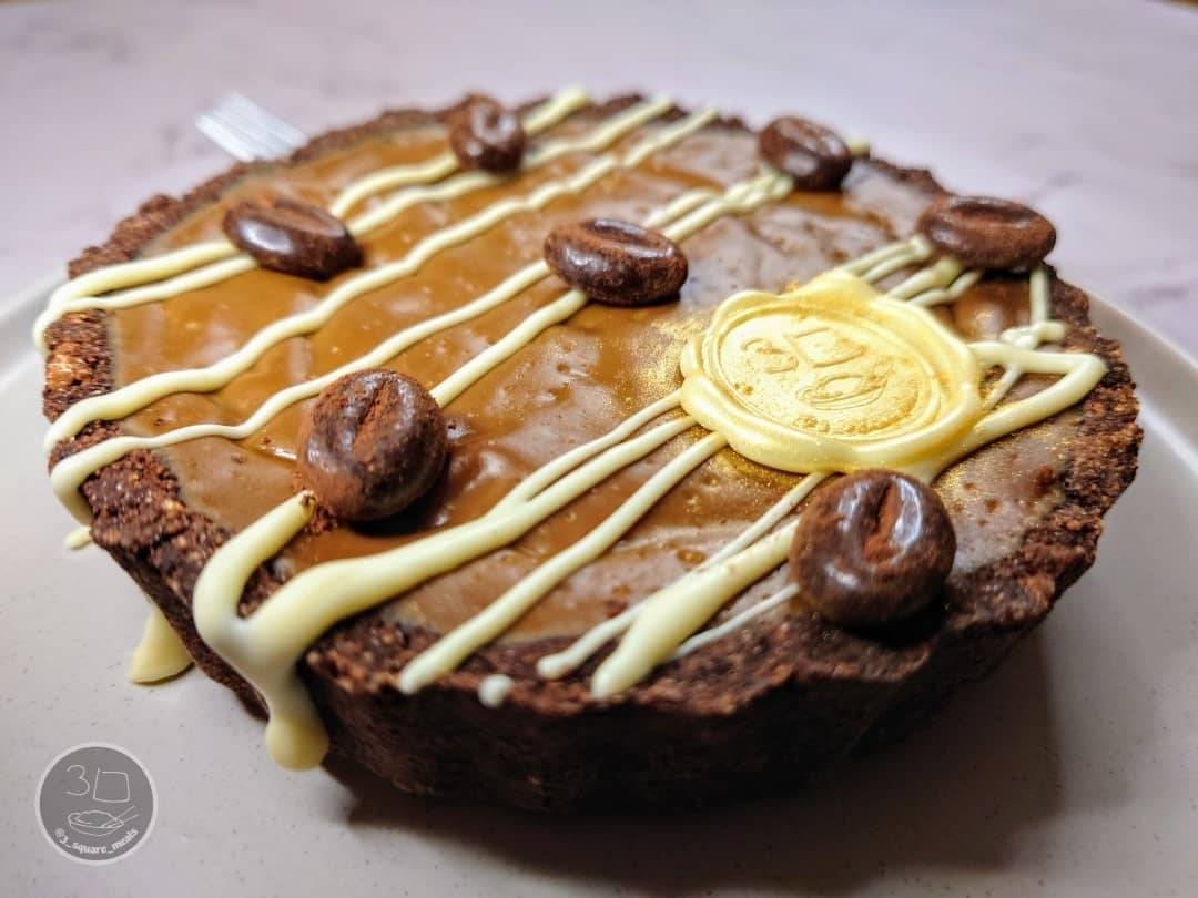 Decaf Coffee Tart with Caramel Filling