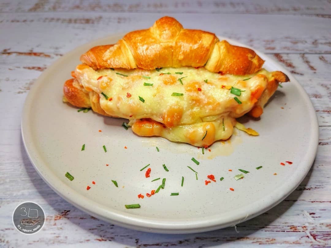 Cheesy Bean Croissant