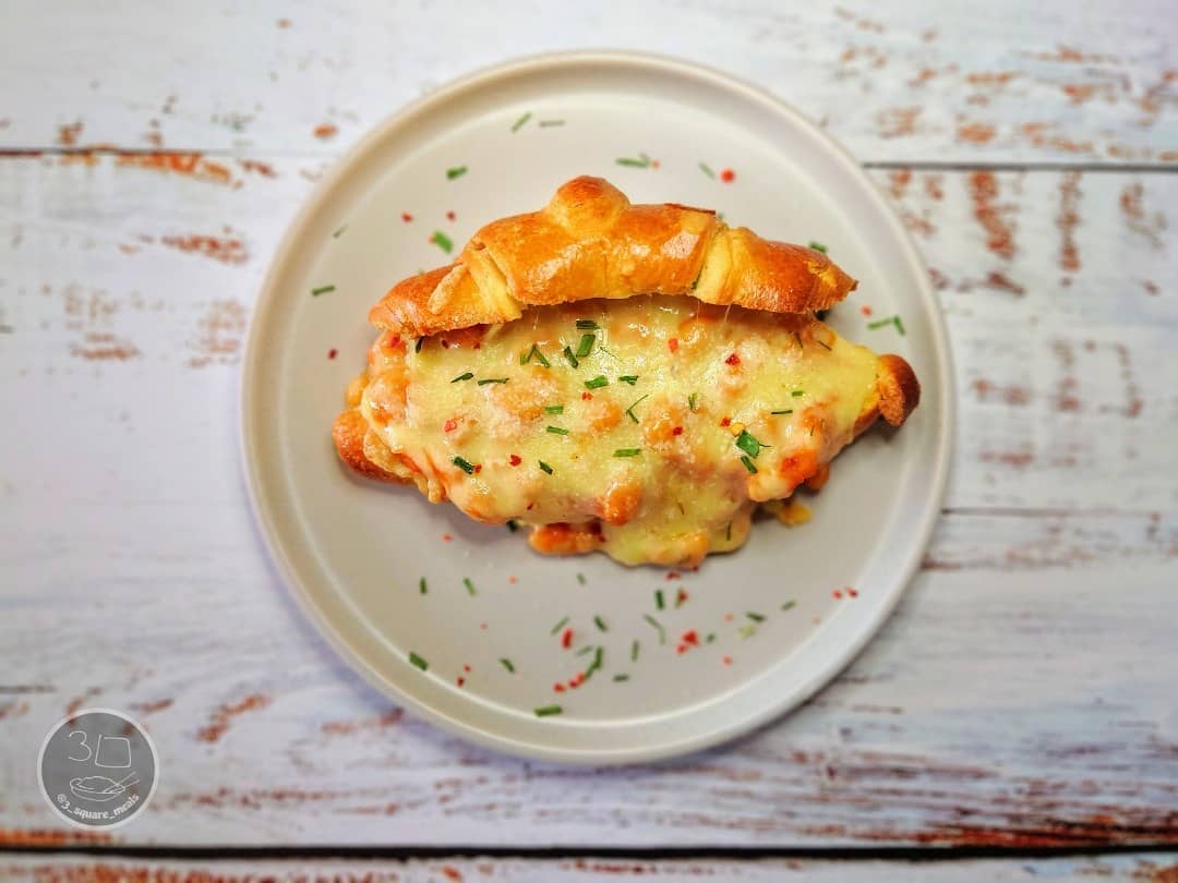 Cheesy Bean Croissant