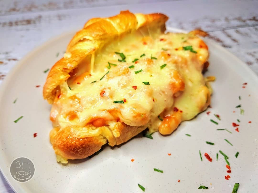 Cheesy Bean Croissant