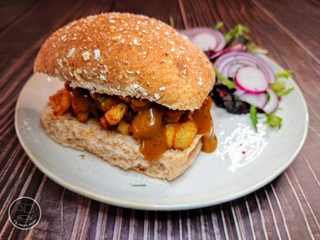 Curry Sauce Chip Butty