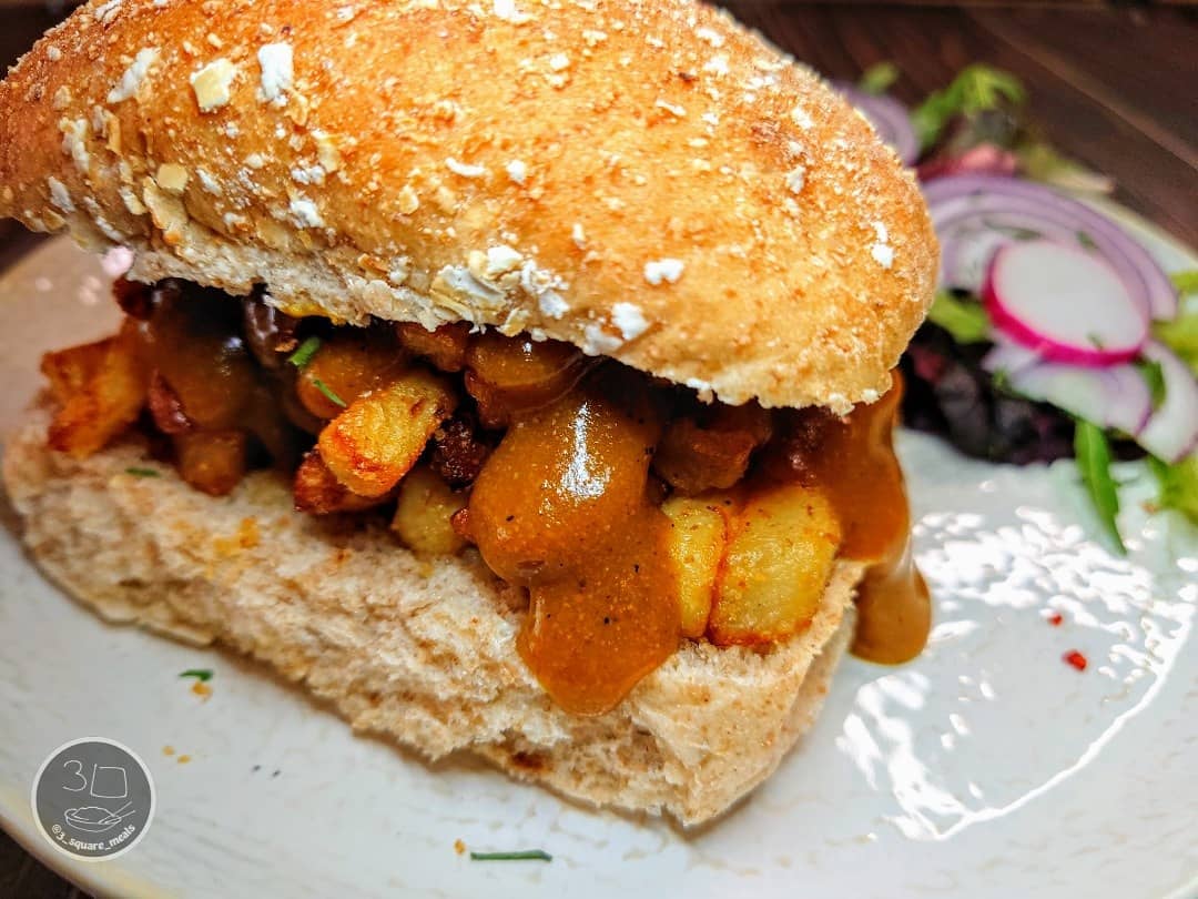 Curry Sauce Chip Butty