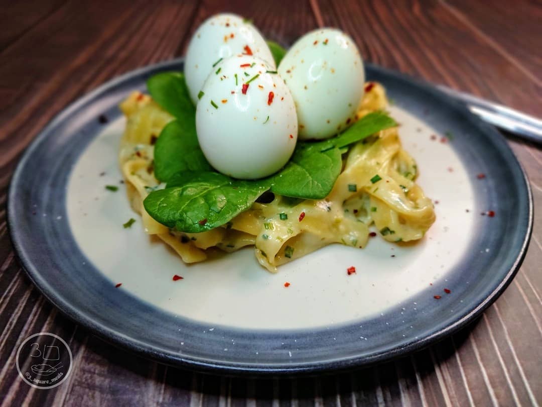 Eggs in the Nest Pasta