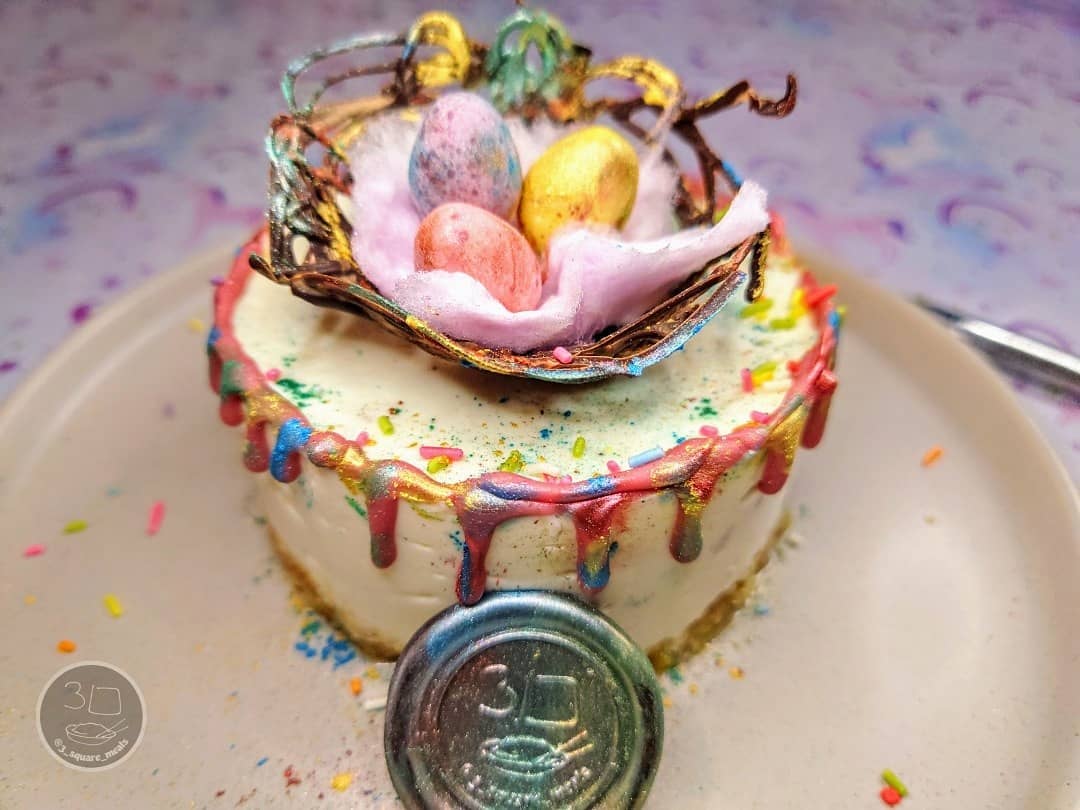 Unicorn Nest Cheesecake Recipe 🦄🌈🥚