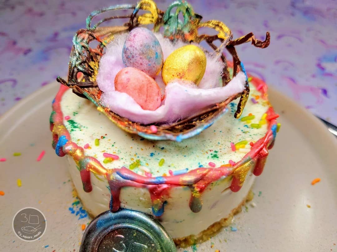 Unicorn Nest Cheesecake Recipe 🦄🌈🥚