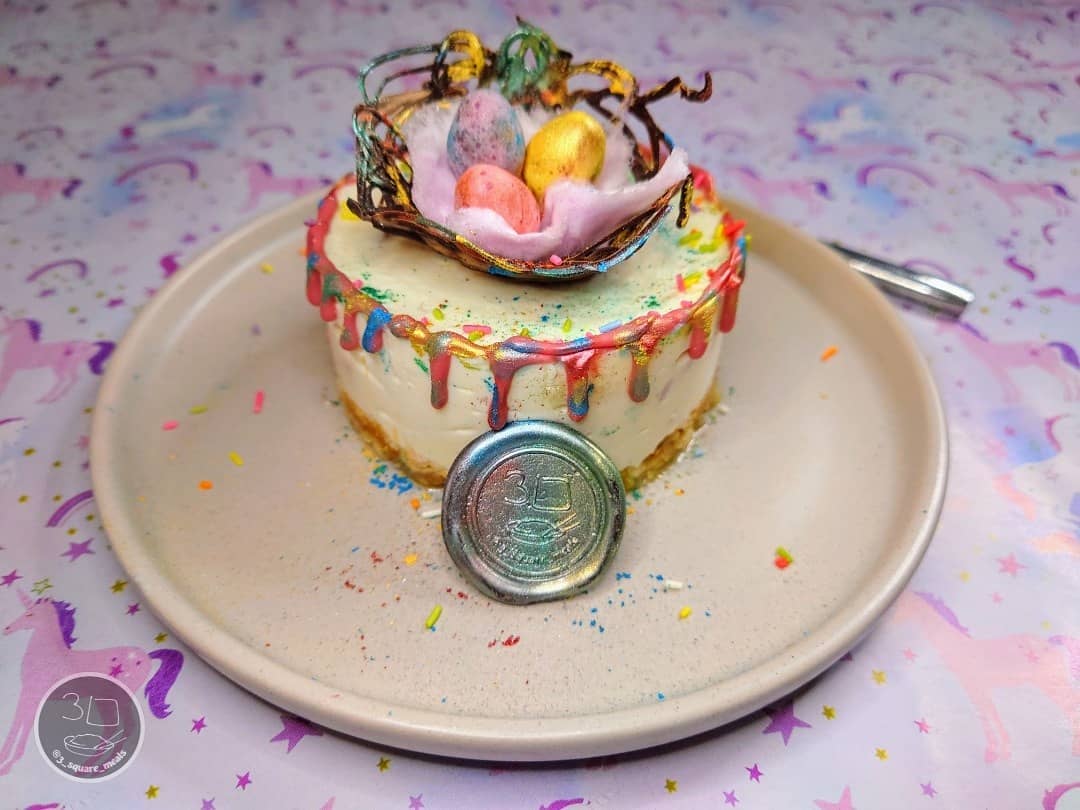 Unicorn Nest Cheesecake Recipe 🦄🌈🥚