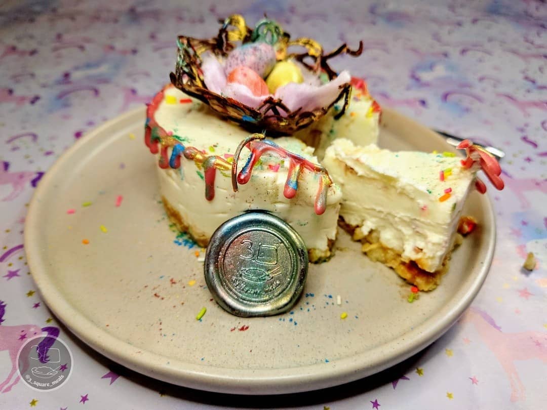 Unicorn Nest Cheesecake Recipe 🦄🌈🥚