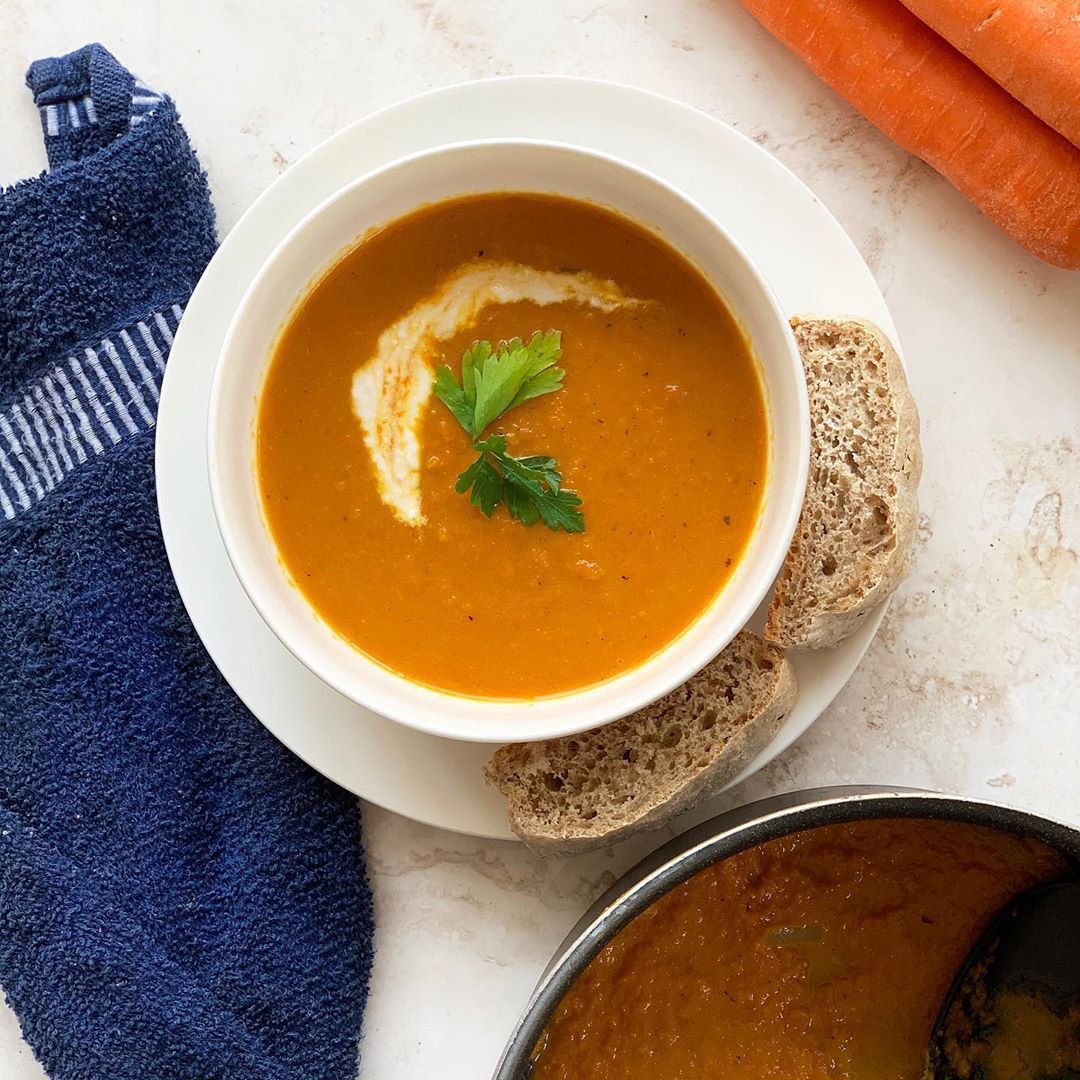 Carrot Coconut Thai Soup