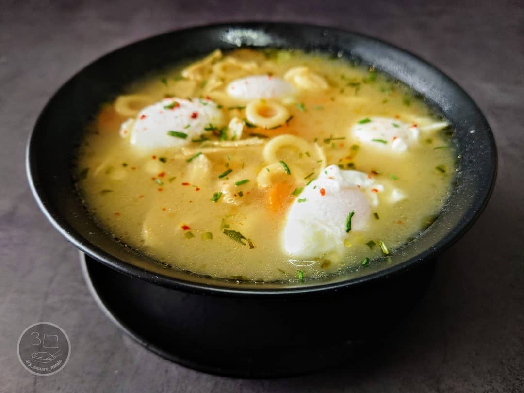 Vegetarian Chicken Noodle Soup