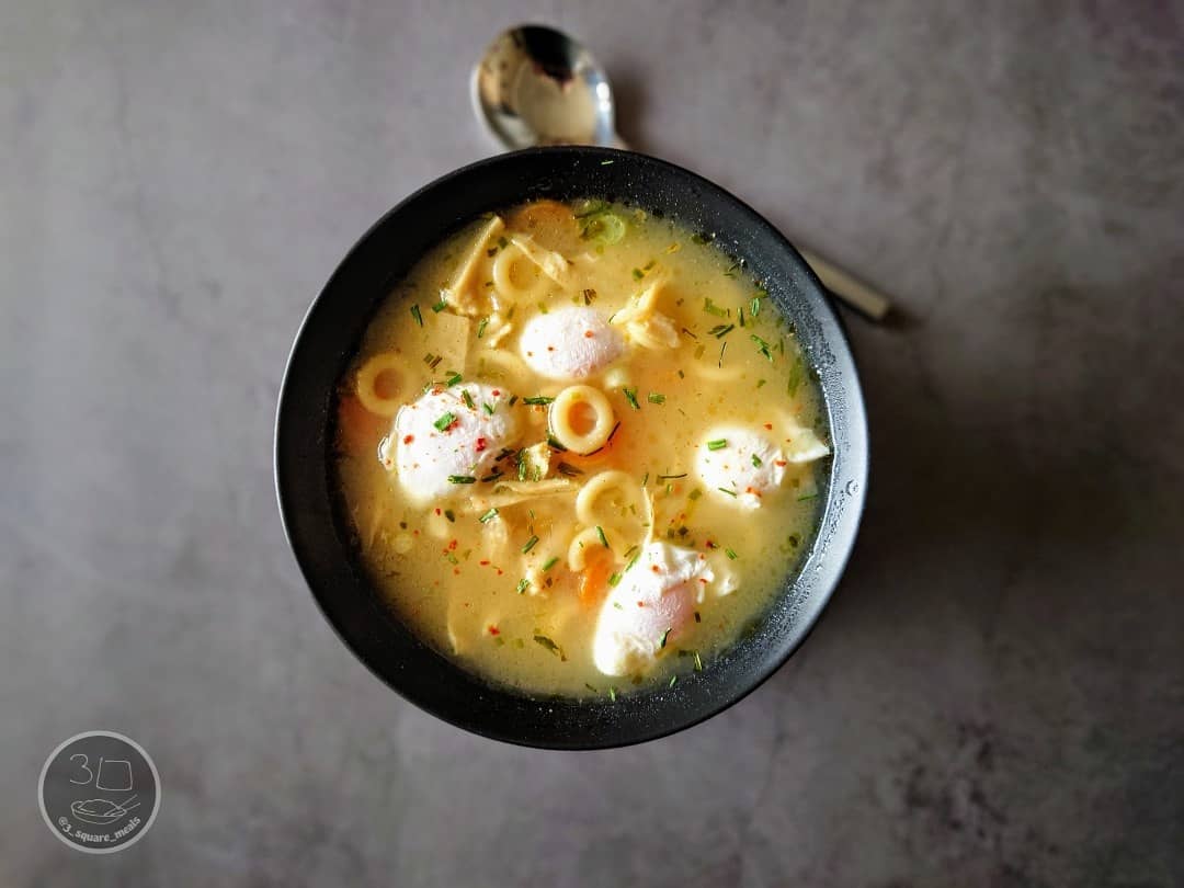 Vegetarian Chicken Noodle Soup