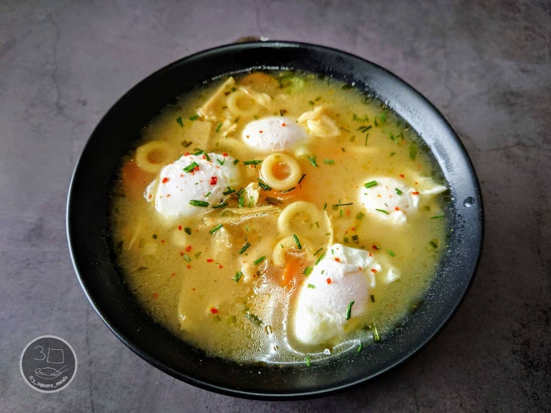 Vegetarian Chicken Noodle Soup
