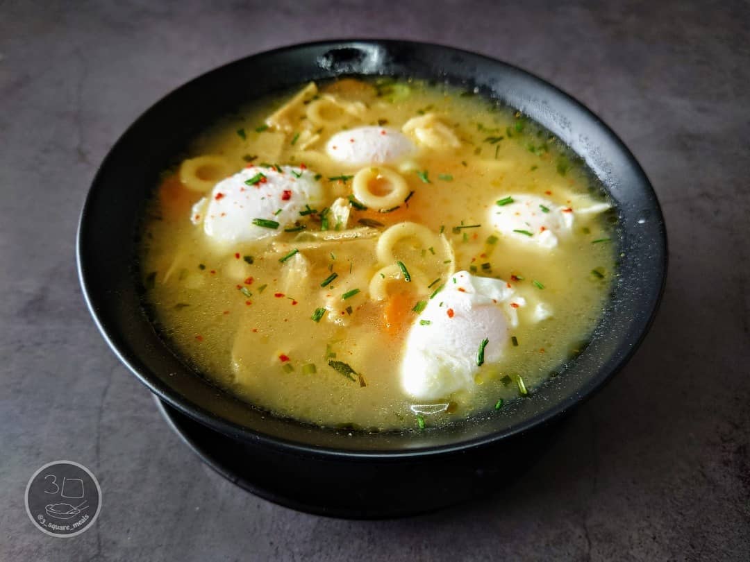 Vegetarian Chicken Noodle Soup