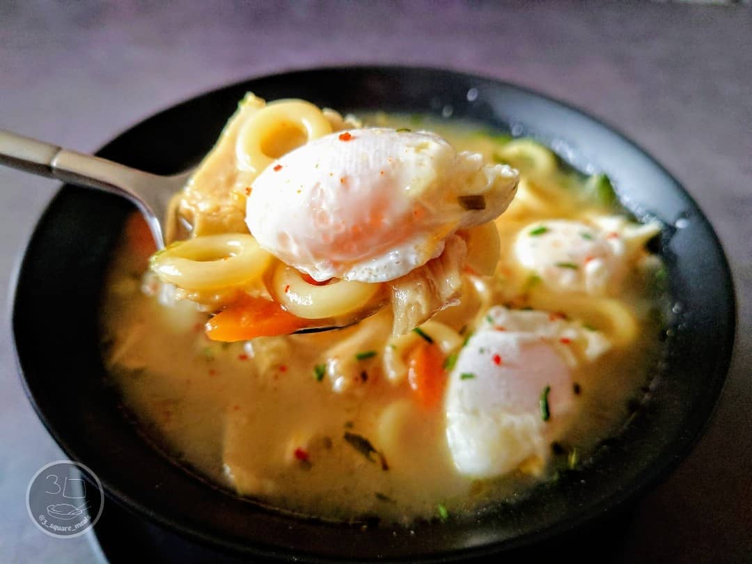 Vegetarian Chicken Noodle Soup