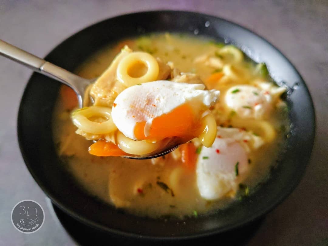 Vegetarian Chicken Noodle Soup