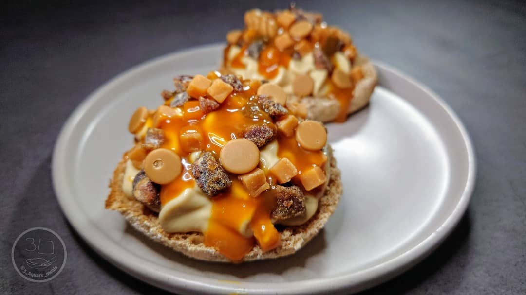 Sticky Toffee Flavored Breakfast Muffins