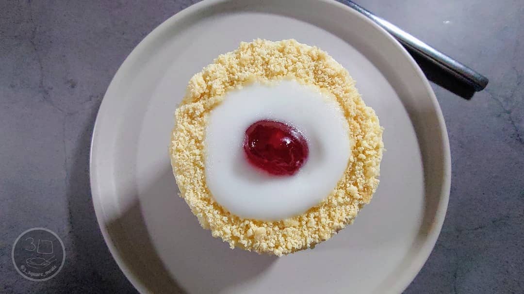 Cherry Bakewell Cheesecake Breakfast