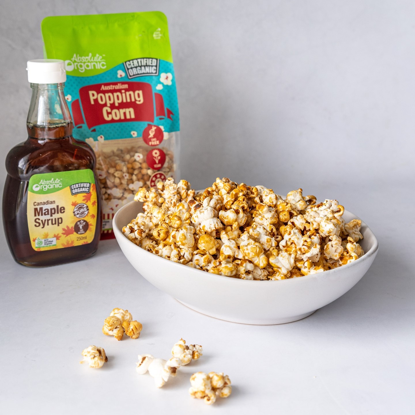 Easy Maple Popcorn for Movie Night