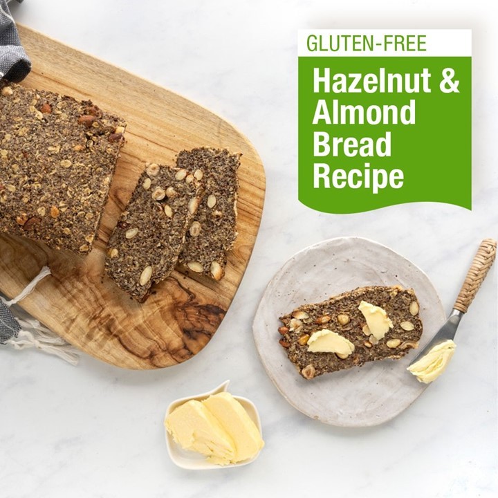 Gluten-Free Hazelnut Almond Bread