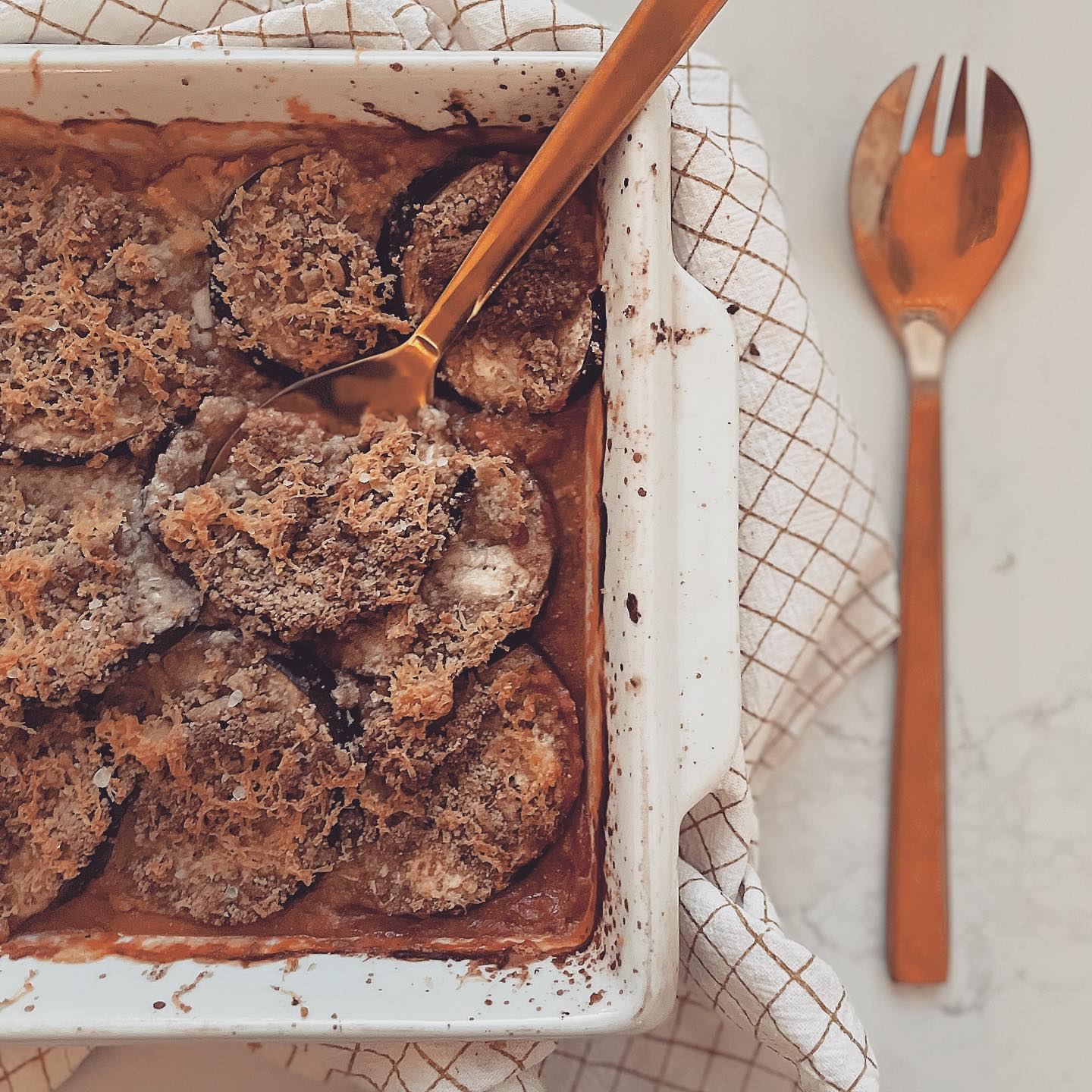 Crispy Baked Eggplant with Almond Crust