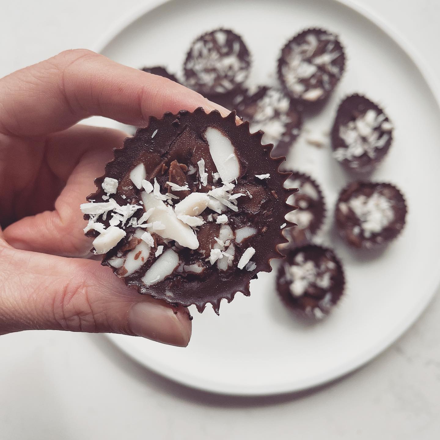 Triple Choc Coconut Patties