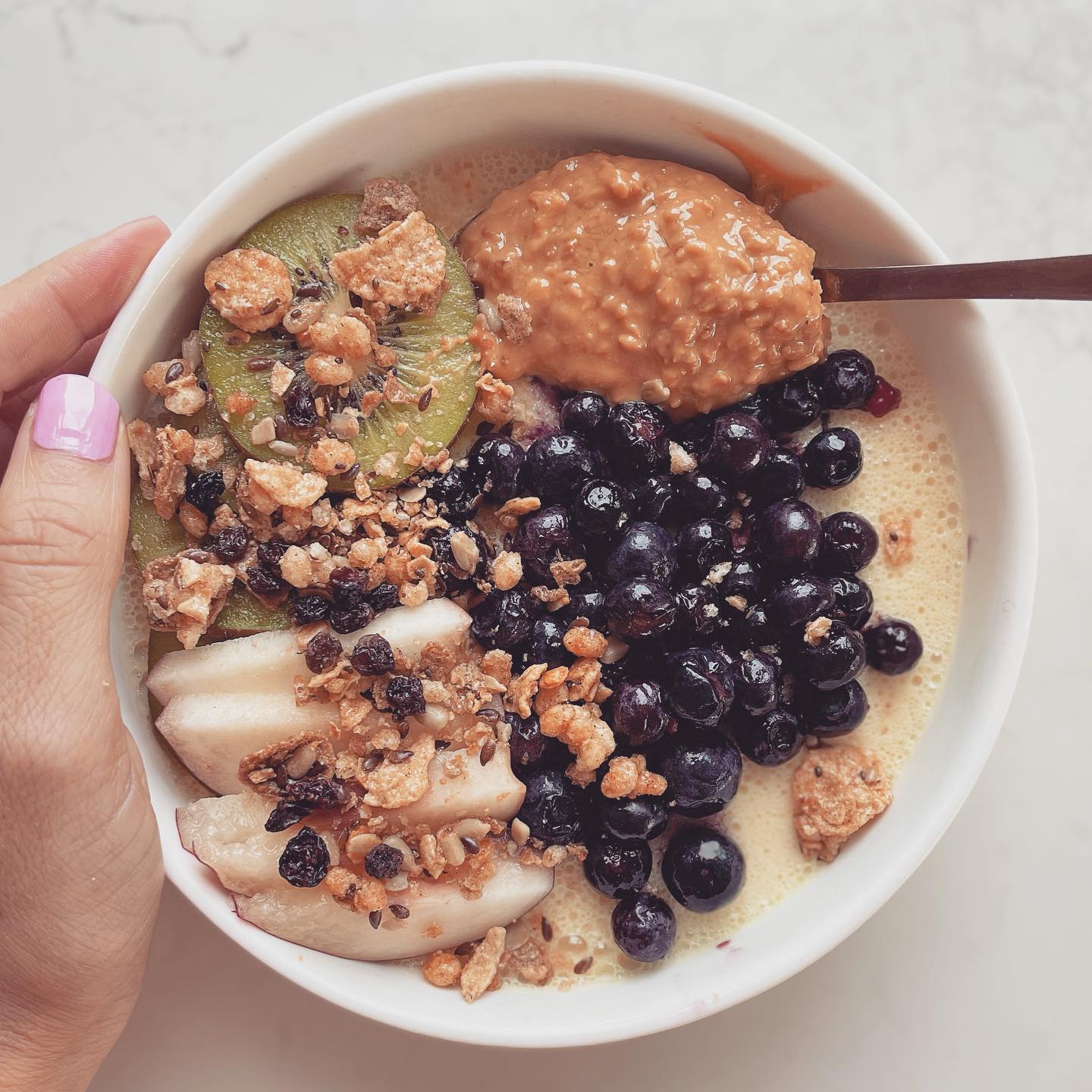 Banana Mousse Breakfast Bowl