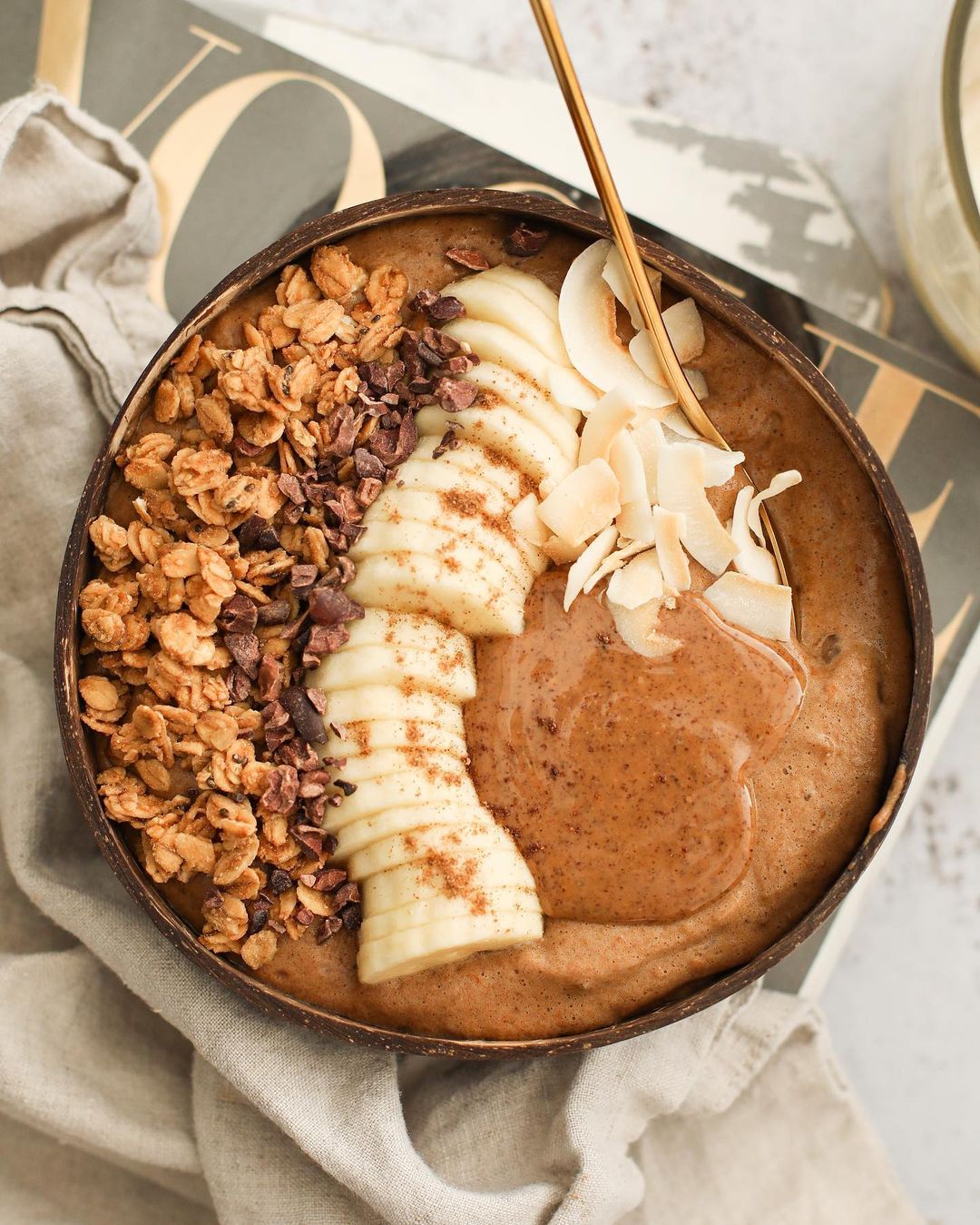 Pumpkin Spice Latte Smoothie Bowl