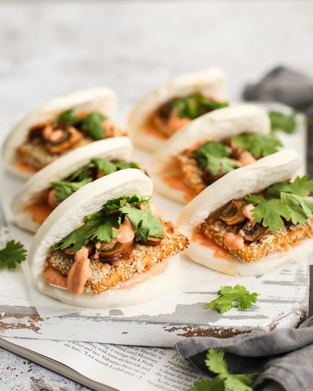 Tofu & Mushroom Bao Buns