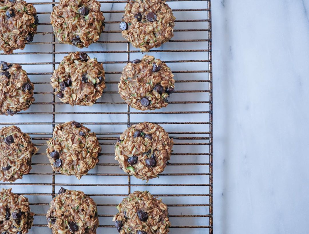 Zucchini Oatmeal Breakfast Cookies