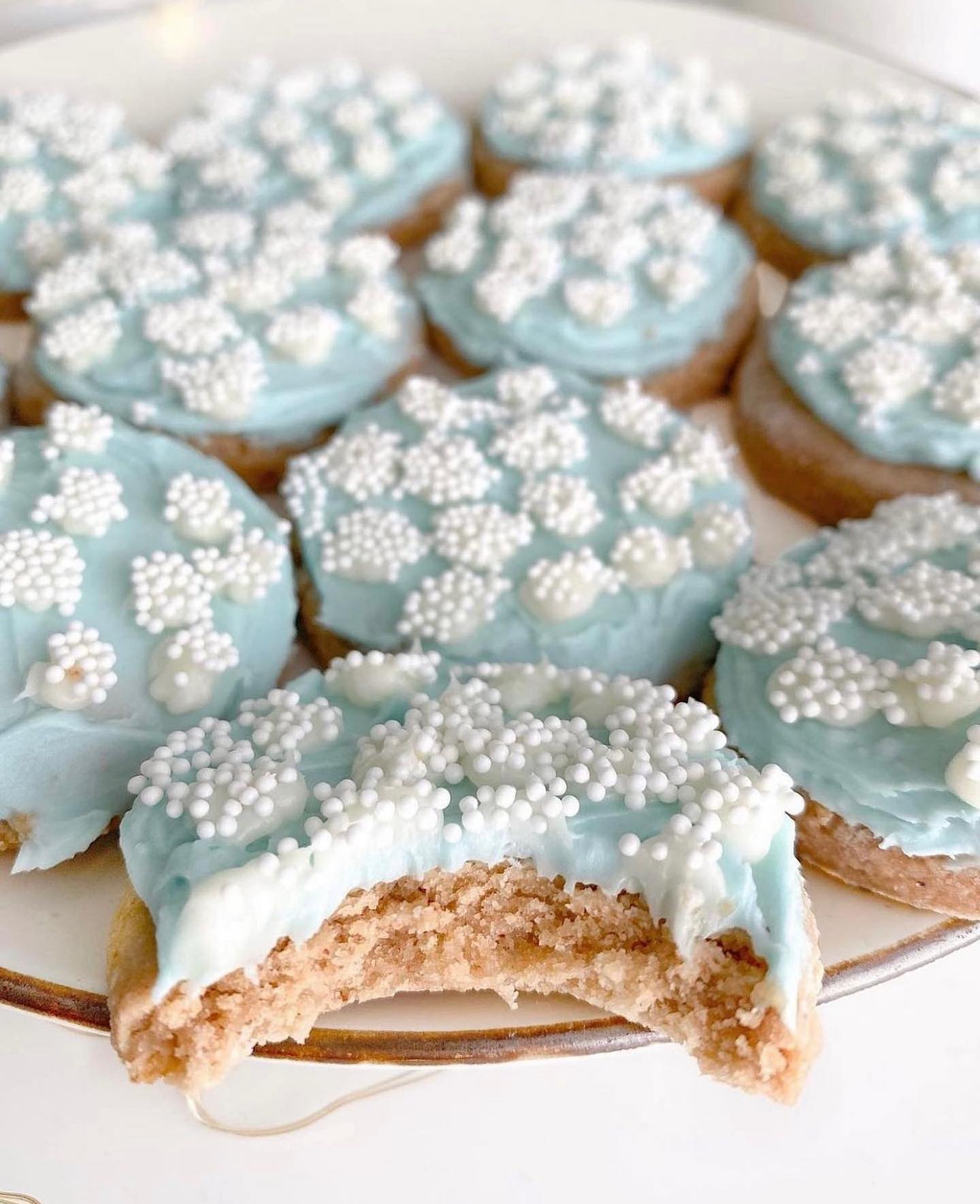 Gluten-Free Almond Flour Sugar Cookies with Coconut Frosting