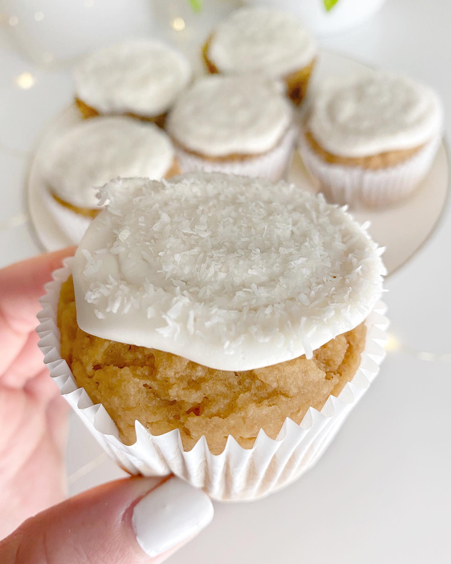 Lemon Cupcakes with Coconut Frosting