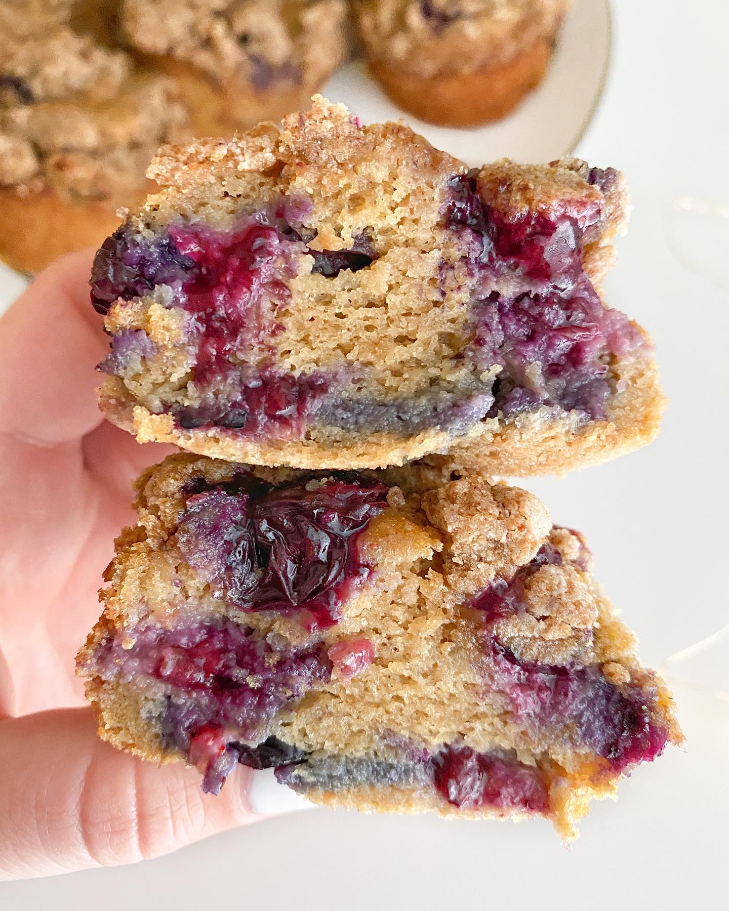 Delicious Blueberry Banana Muffins