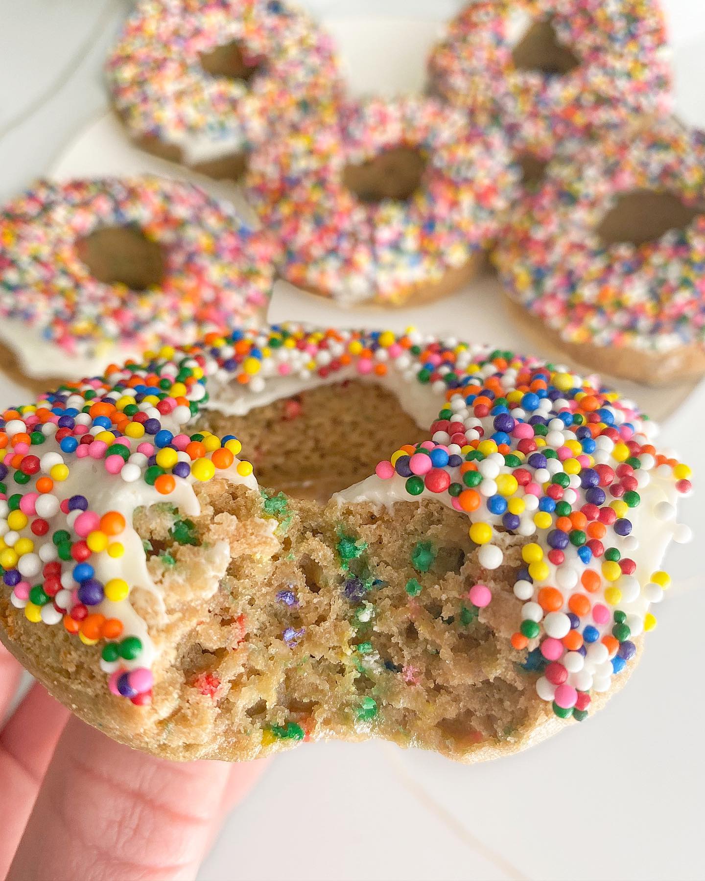 Funfetti Cake Donuts