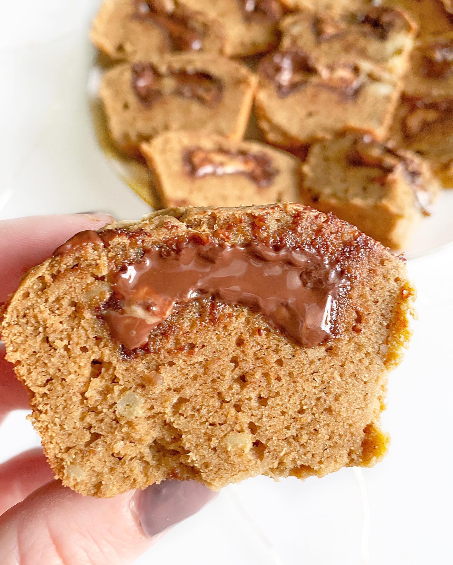 Peanut Butter Cup Sweet Potato Muffins