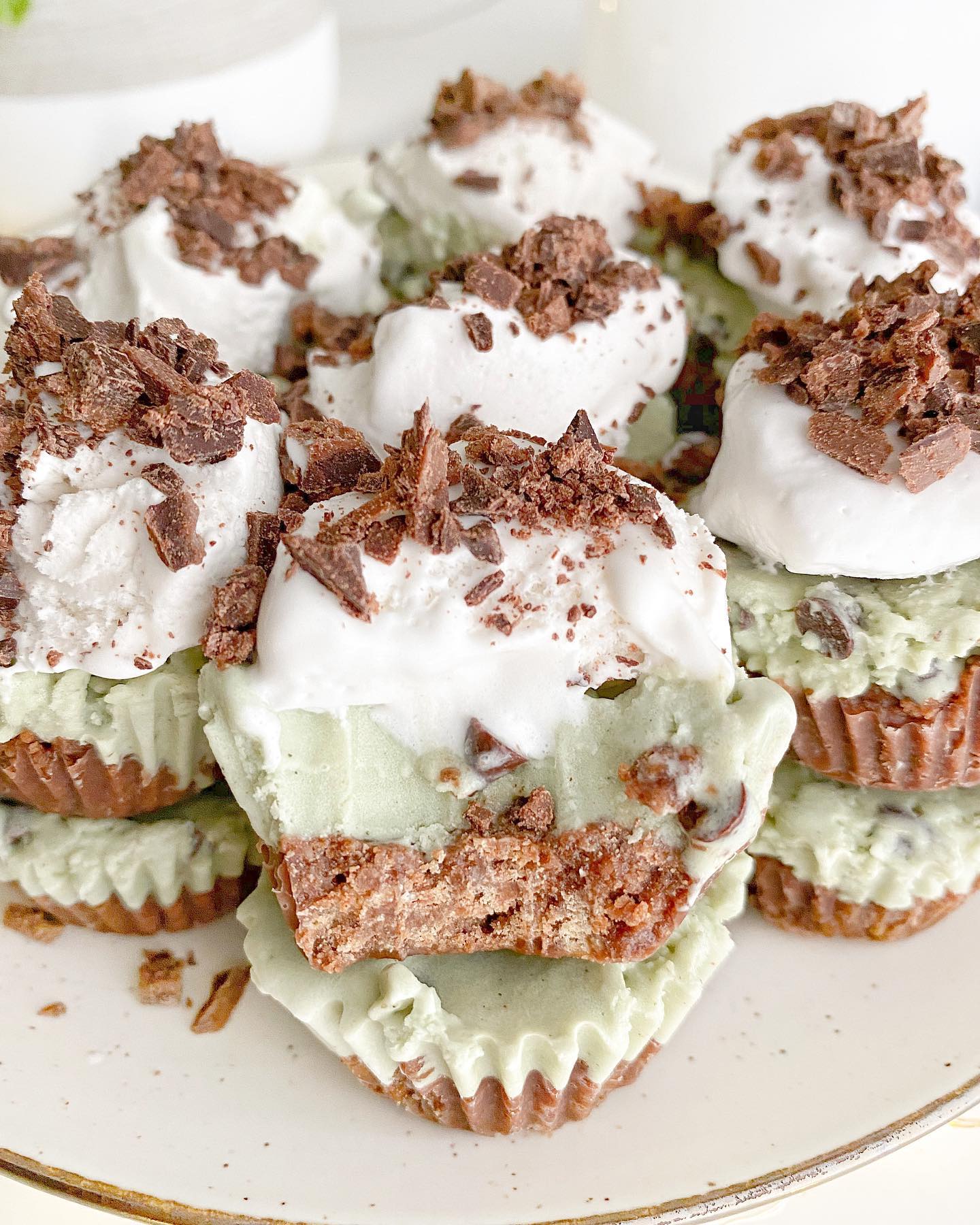 Mint Chip Ice-Cream Bites