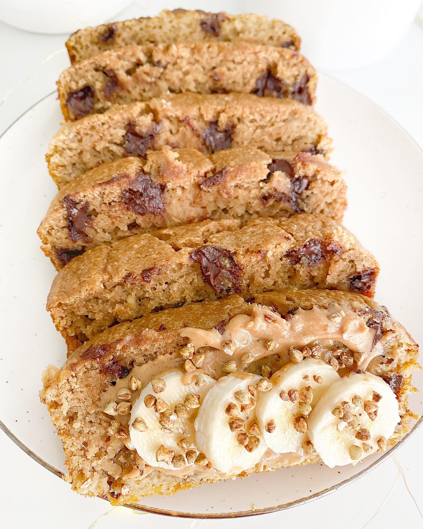 Almond Flour Chocolate Chip Yogurt Banana Bread